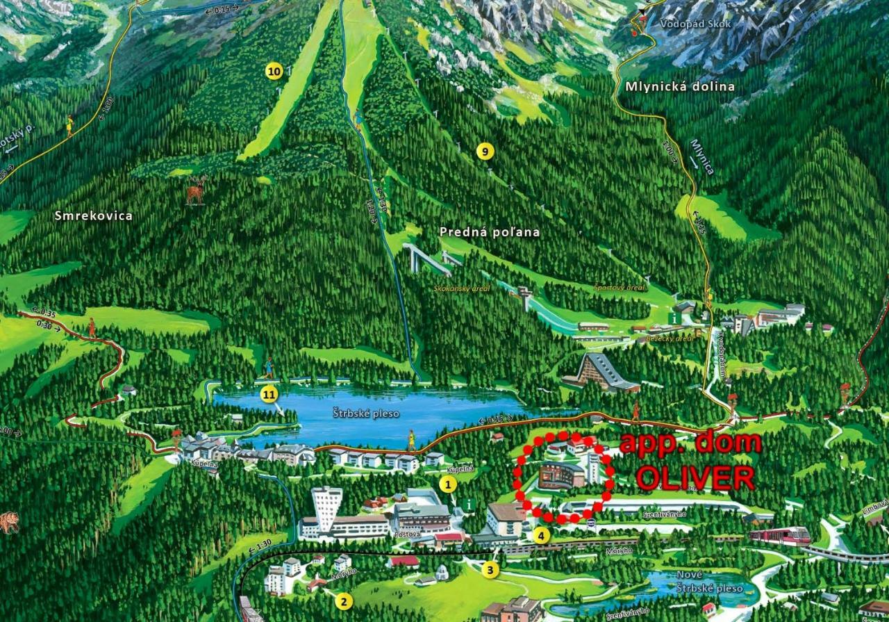 Strbske Pleso Rezidencia Oliver - Apartman 16A Exterior foto